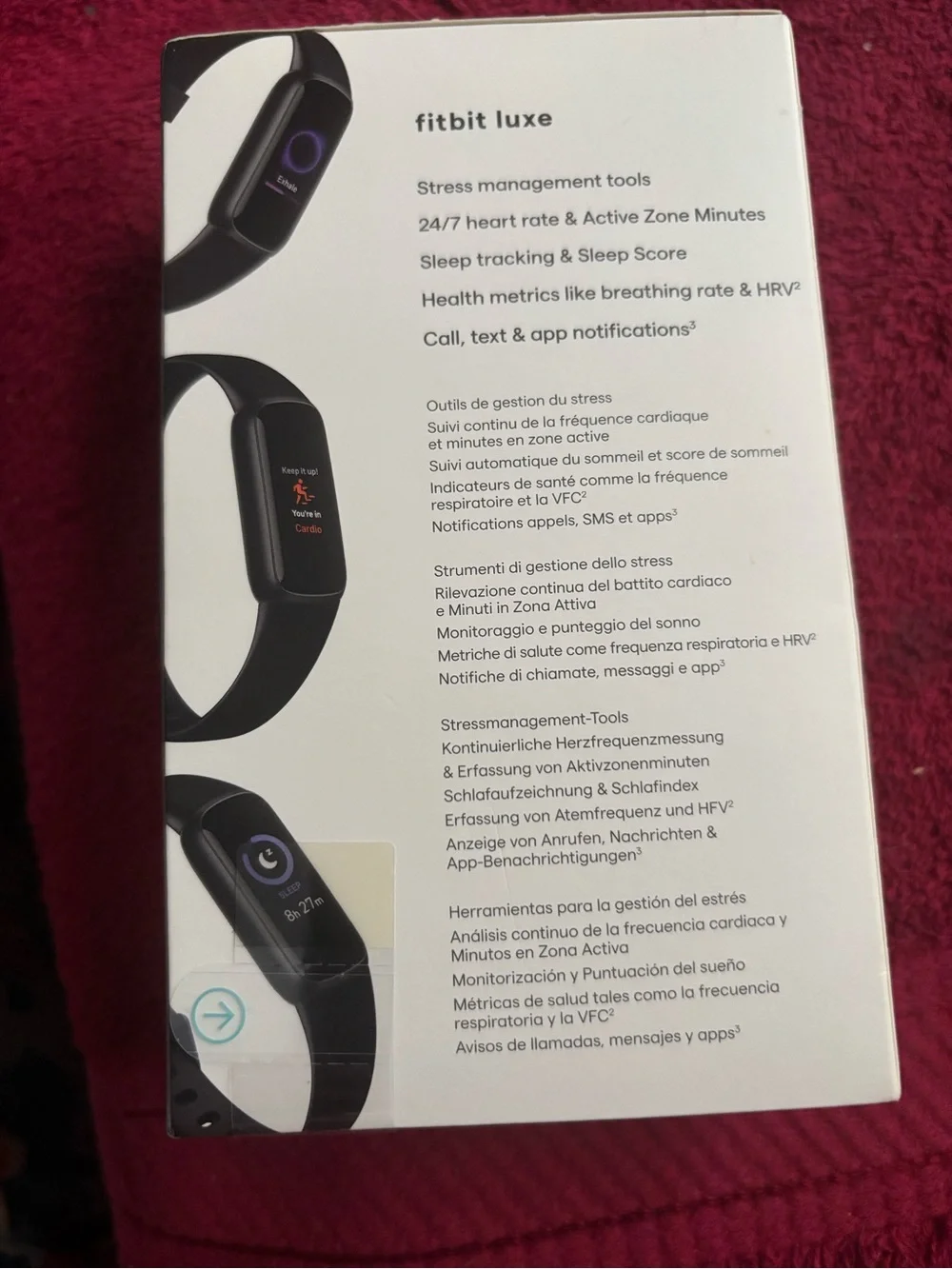 fitbit Luxe Fitness Tracker - Black
